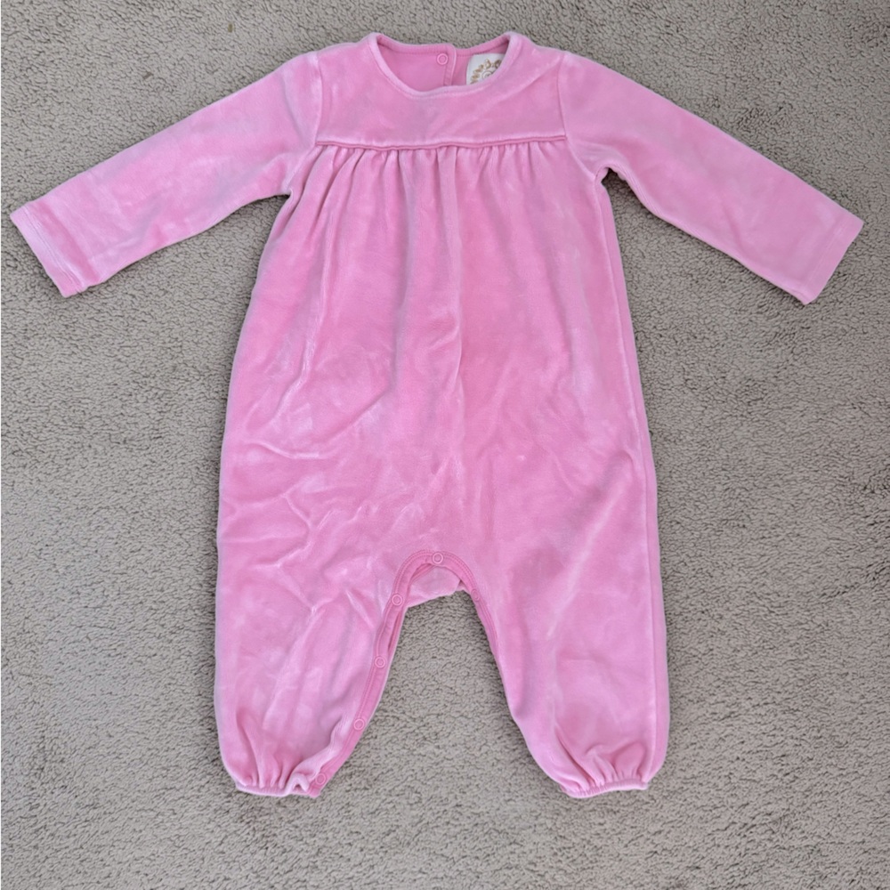The Beaufort Bonnet Company Pink Velour One-Piece